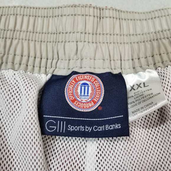 Oklahoma Sooners OU Swim Shorts Trunks Size XXL Red Gray Pocket GIII - Picture 6 of 9